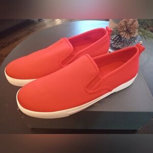 LOVAUDIEN Orange Slip On Shies